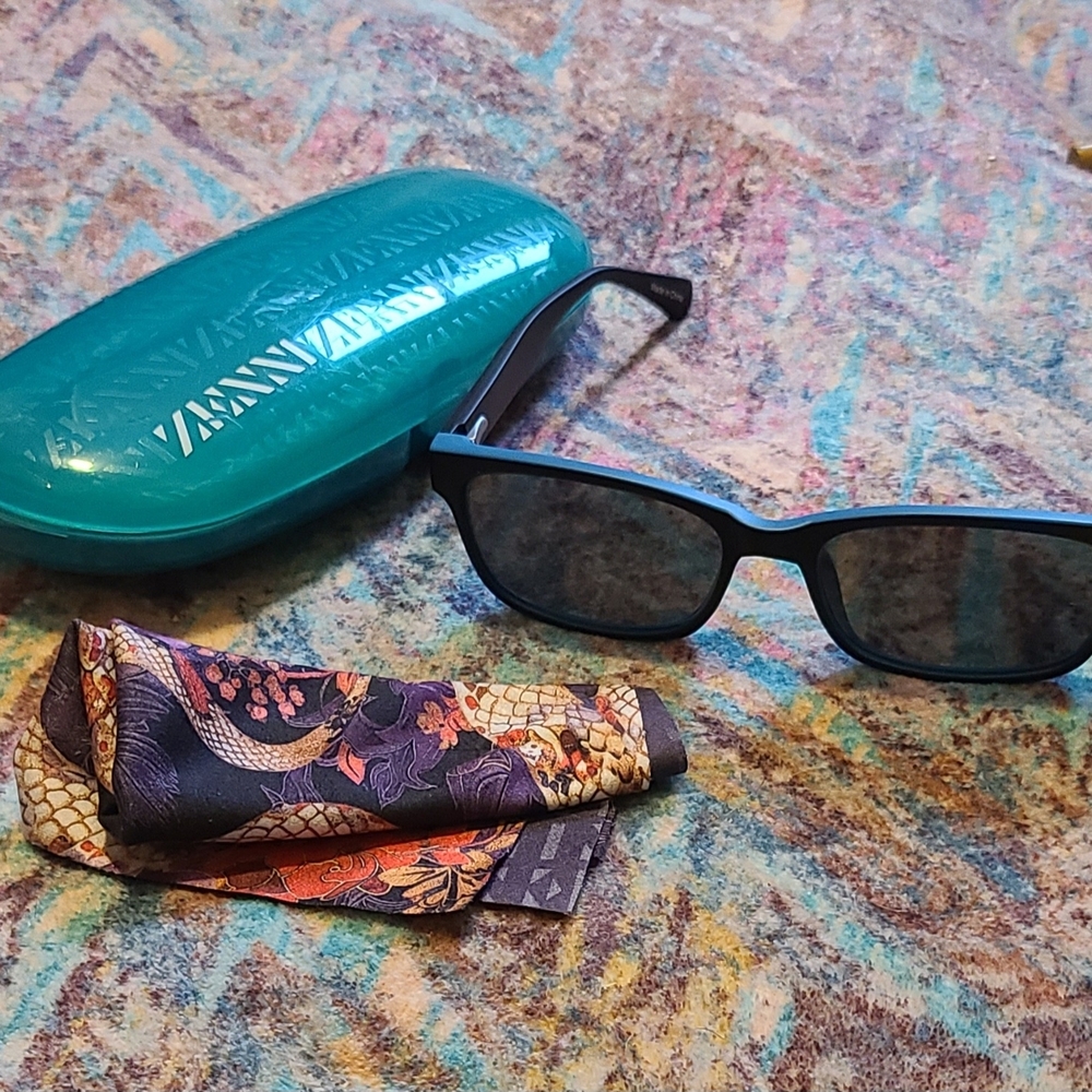 Kids Blue Sunglasses with Case
